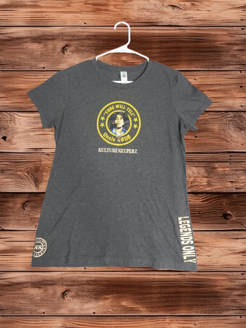 ​Kulture Keeperz "Uncle Bob" Graphic T-Shirt - Ladies Medium 🎶👕
